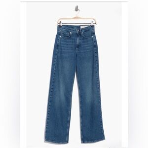 Rag & Bone Mid-Rise Wide Leg Medium Wash Jeans Size 30 NWT